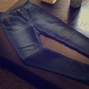 High waist dark denim jeans size 11/12